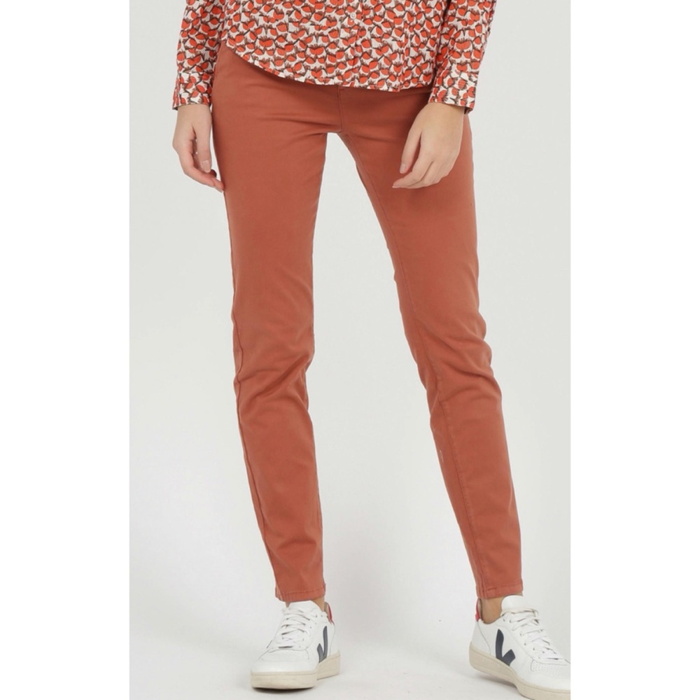 Lab Dip Chino Fit Slim Cut Cotton Burgundy Pants